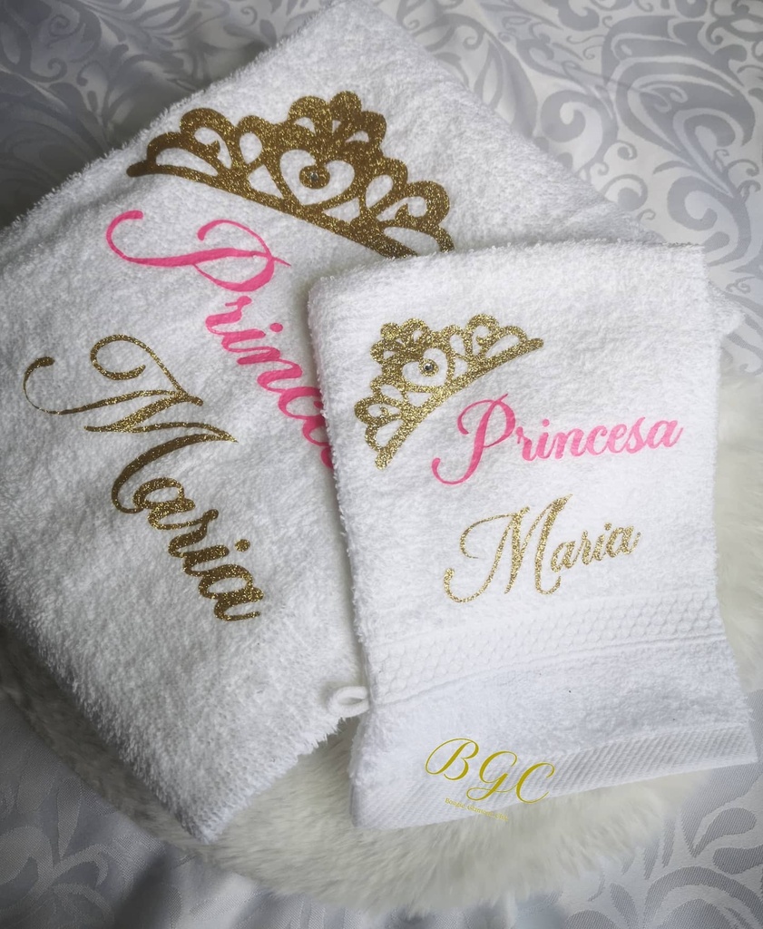 2 serviettes personnalisés