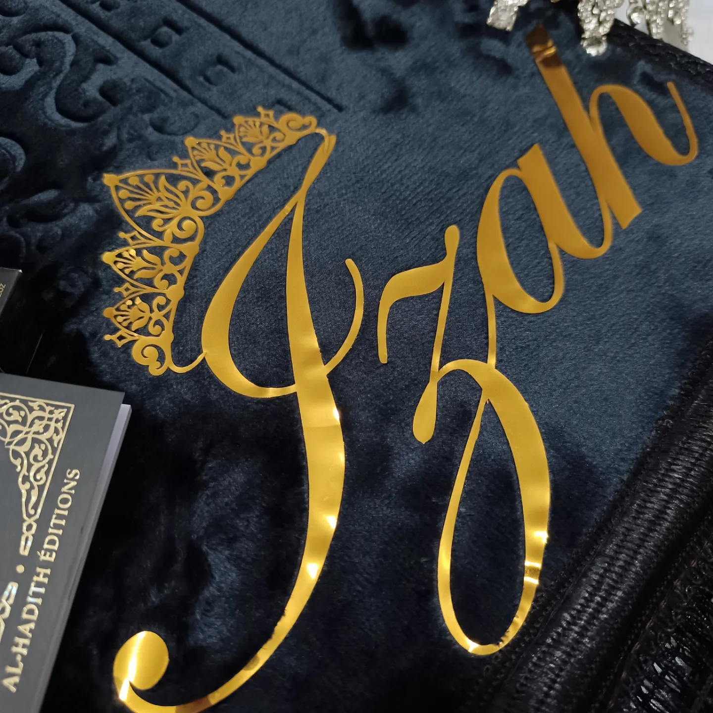 Tapis prière personnalisé