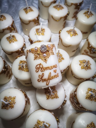 bougie invité PRINCESSE
