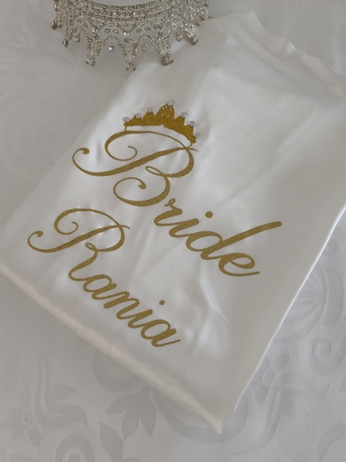Peignoir personnalisé